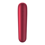 SATISFYER DUAL LOVE VIBRADOR Y SUCCIONADOR CON AIRE PULSADO ROJO 3