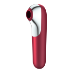 SATISFYER DUAL LOVE VIBRADOR Y SUCCIONADOR CON AIRE PULSADO ROJO 5