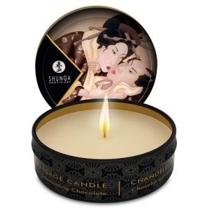 SHUNGA MINI CARESS BY CANDELIGHT VELA MASAJE CHOCOLATE